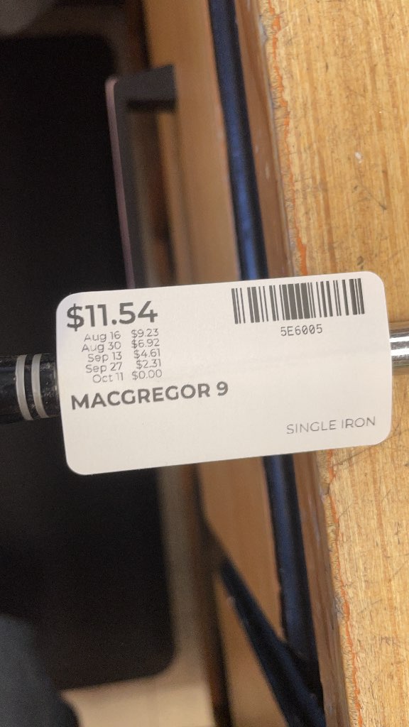 MacGregor V-Foil Forged Milled 9 Iron