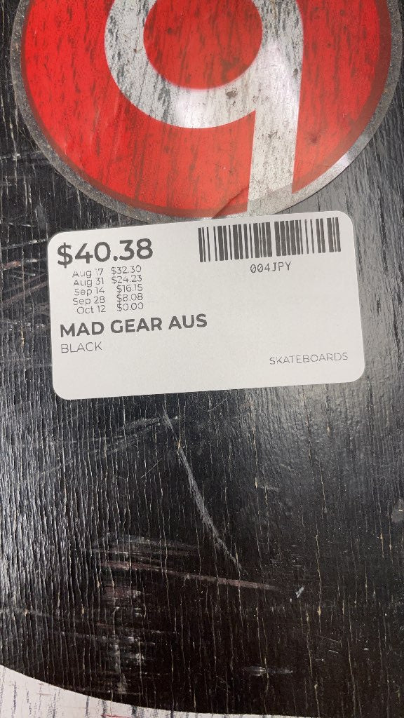 Madd Gear Australia Skateboard - Black