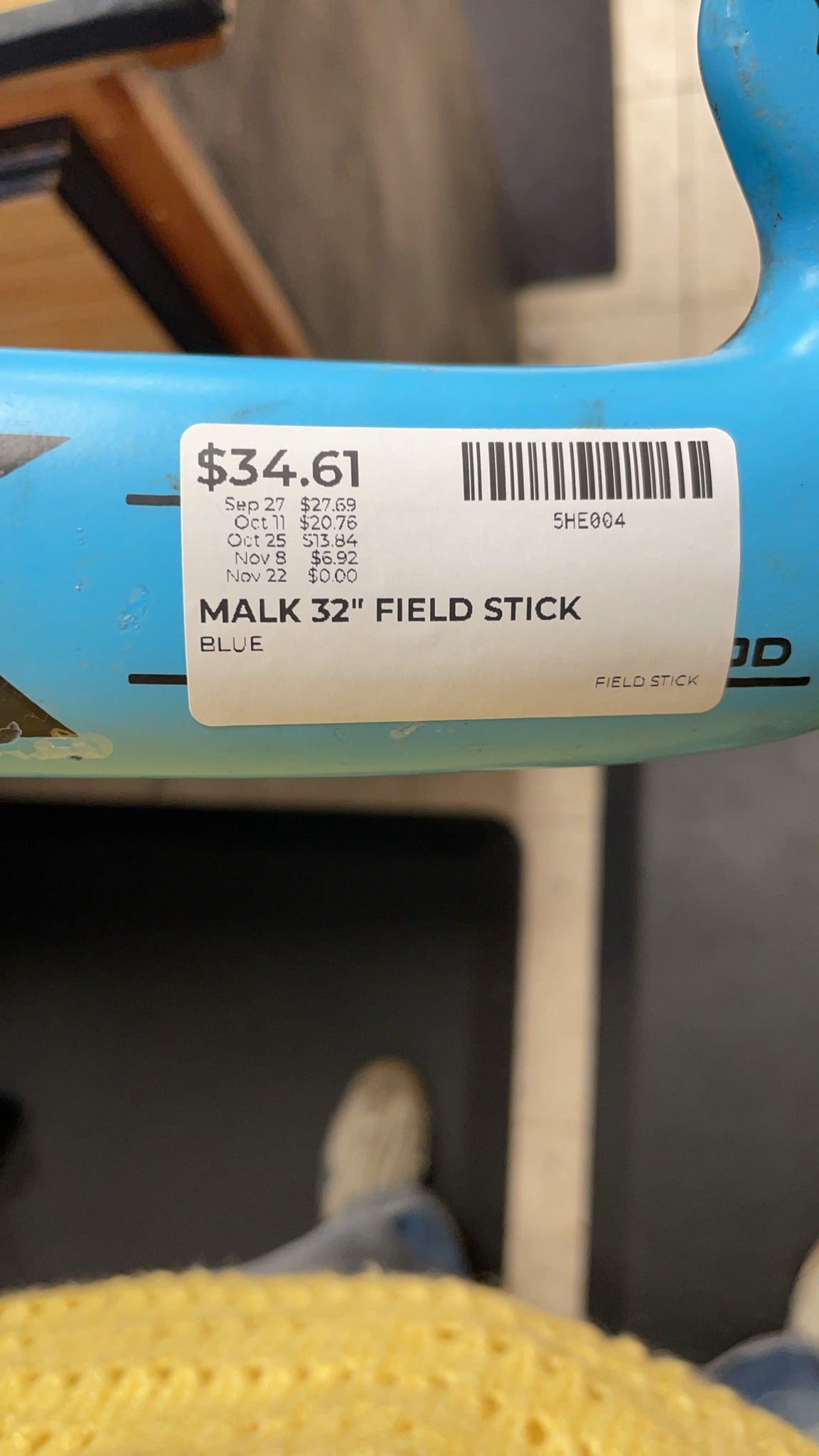 Malik Field Stick 32" Blue