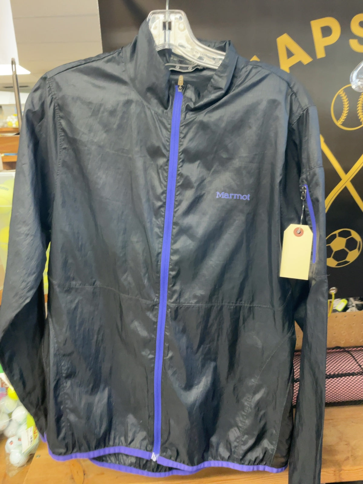 Marmot Shell Jacket Large Black/Purple