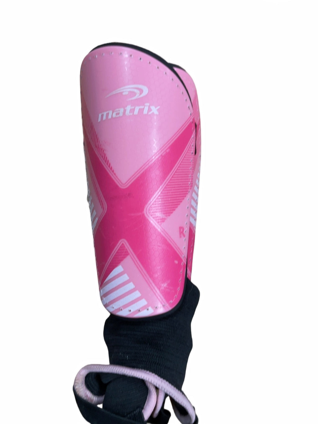 Matrix Junior Shin Guards Size M Pink