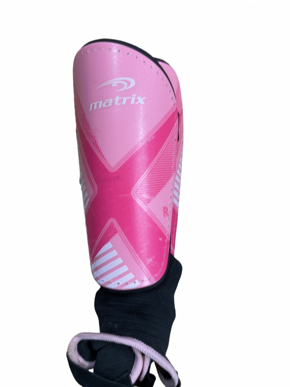 Matrix Junior Shin Guards Size M Pink