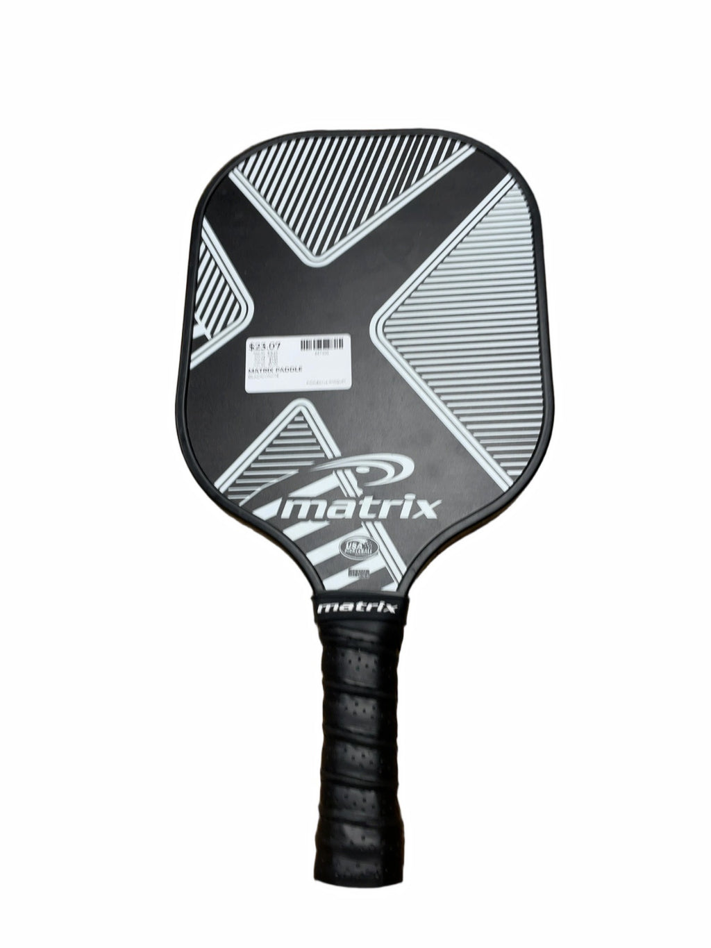 Matrix Pickleball Paddle Black/White