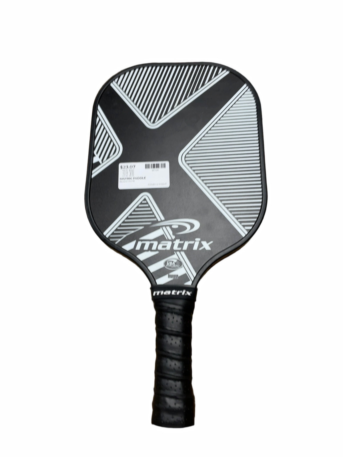 Matrix Pickleball Paddle Black/White