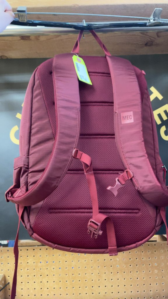 MEC Burgundy Backpack