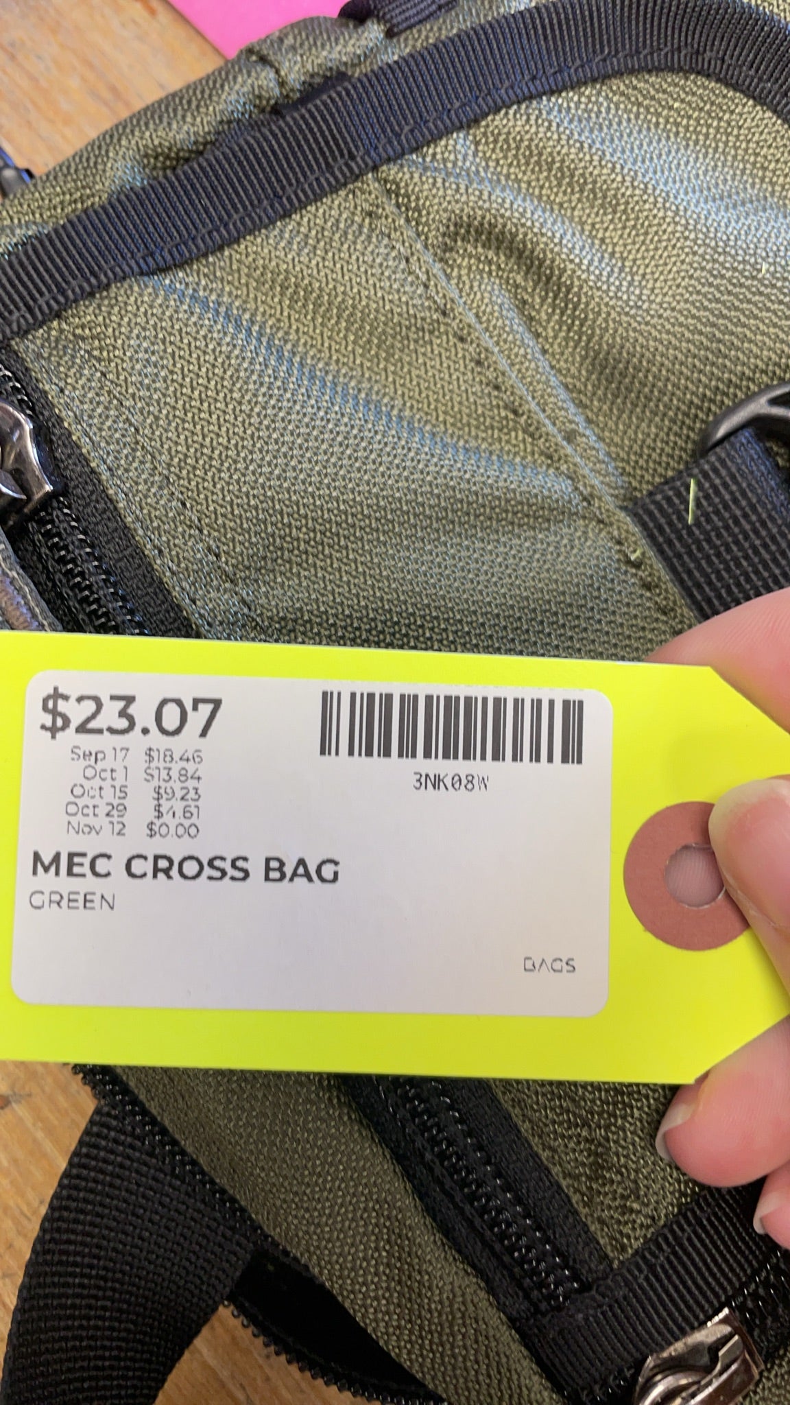MEC Cross Bag Green