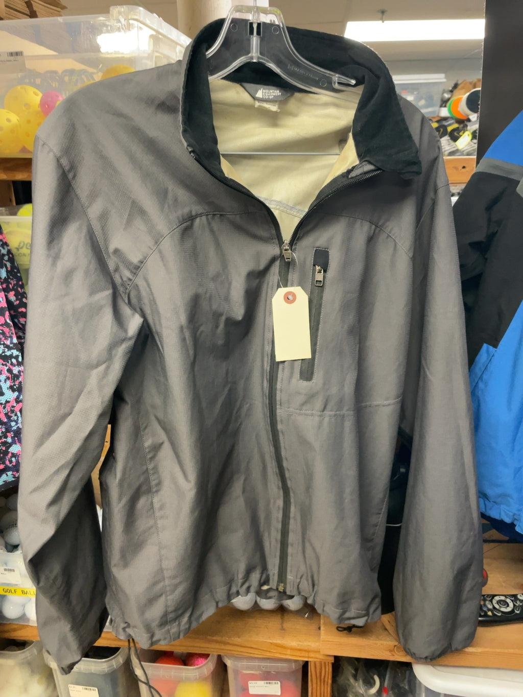 MEC Jacket Shell Mens Large Grey