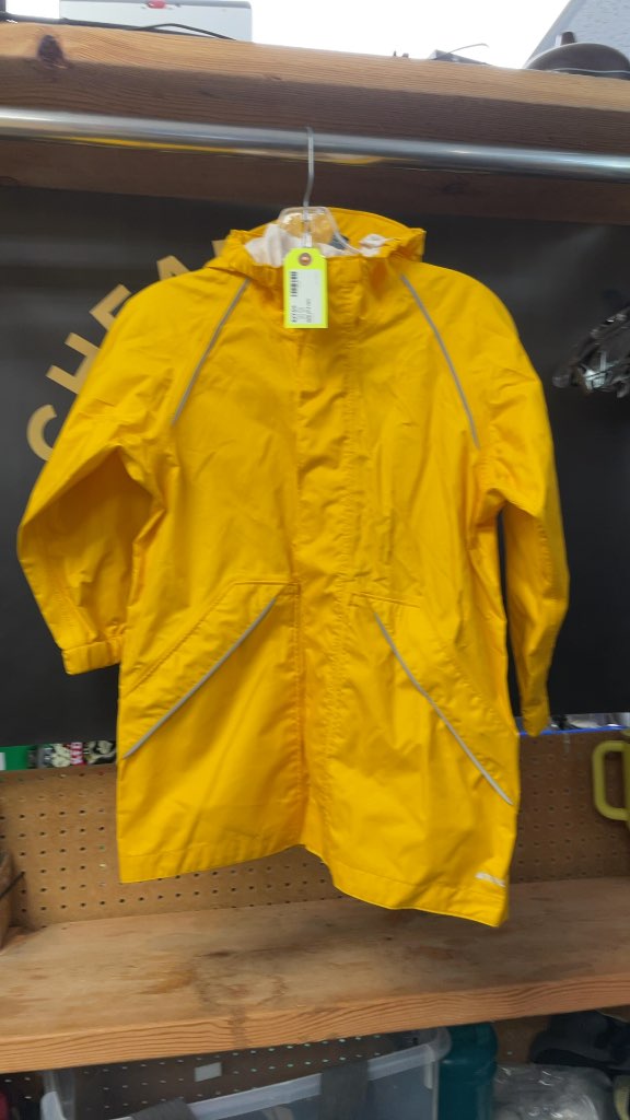 MEC Junior 8 Yellow Rain Jacket