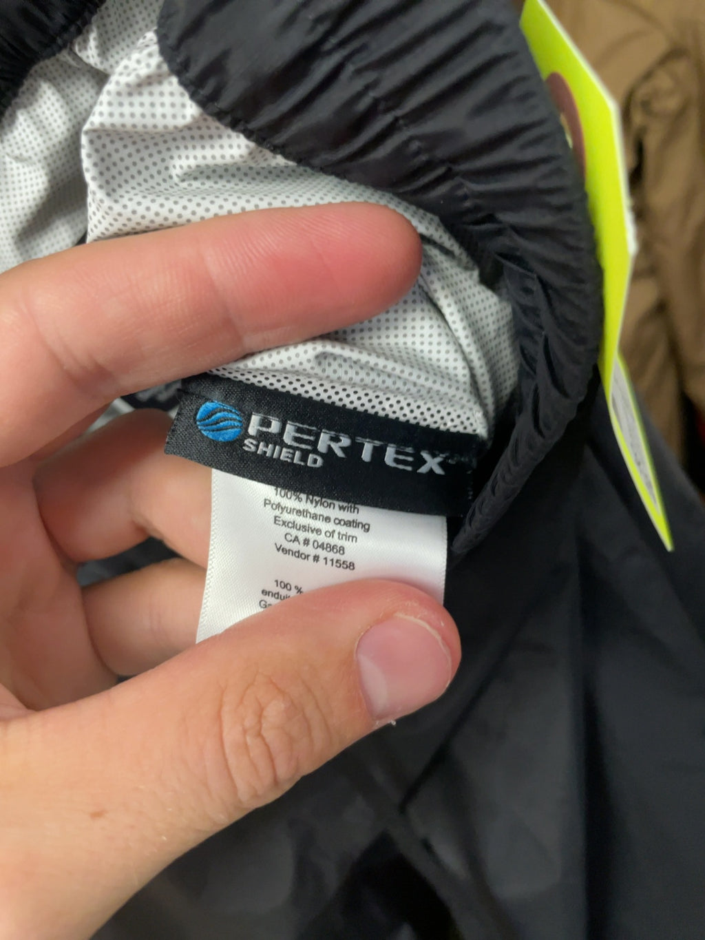 MEC Pertex Shield Rain Pants XS Black