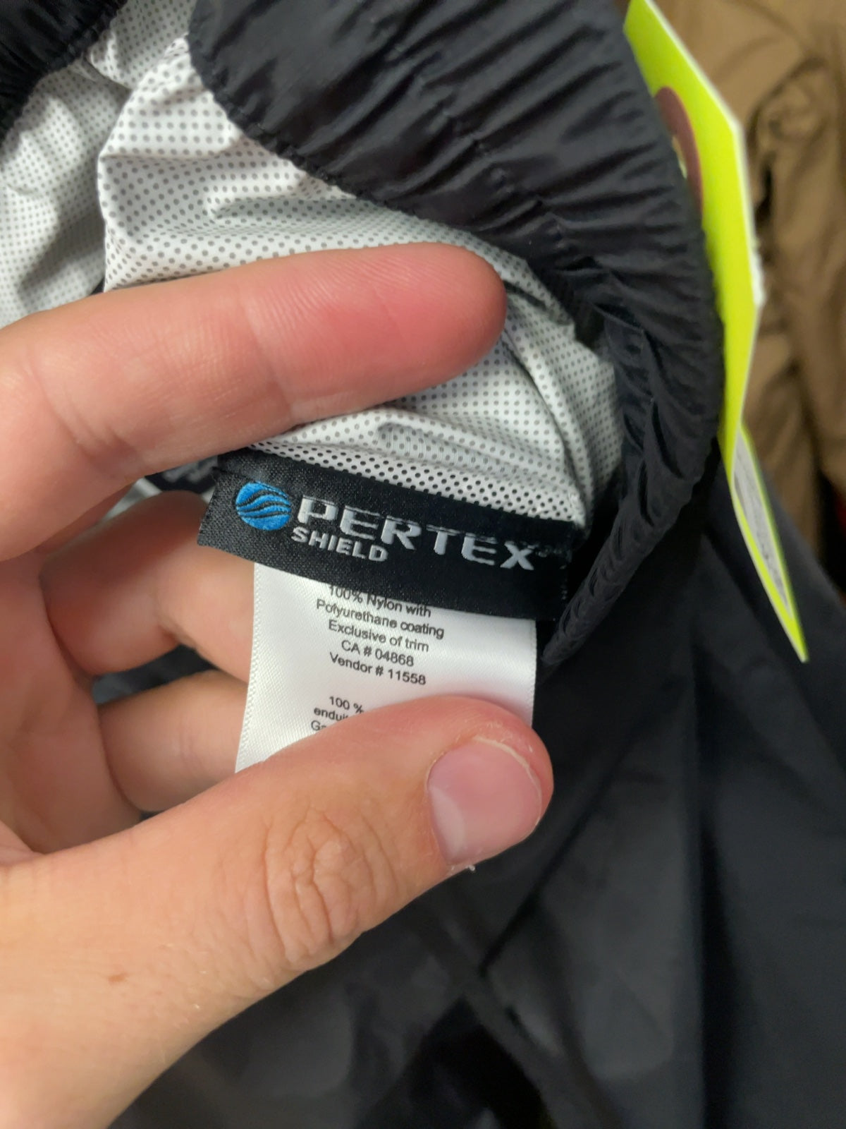 MEC Pertex Shield Rain Pants XS Black