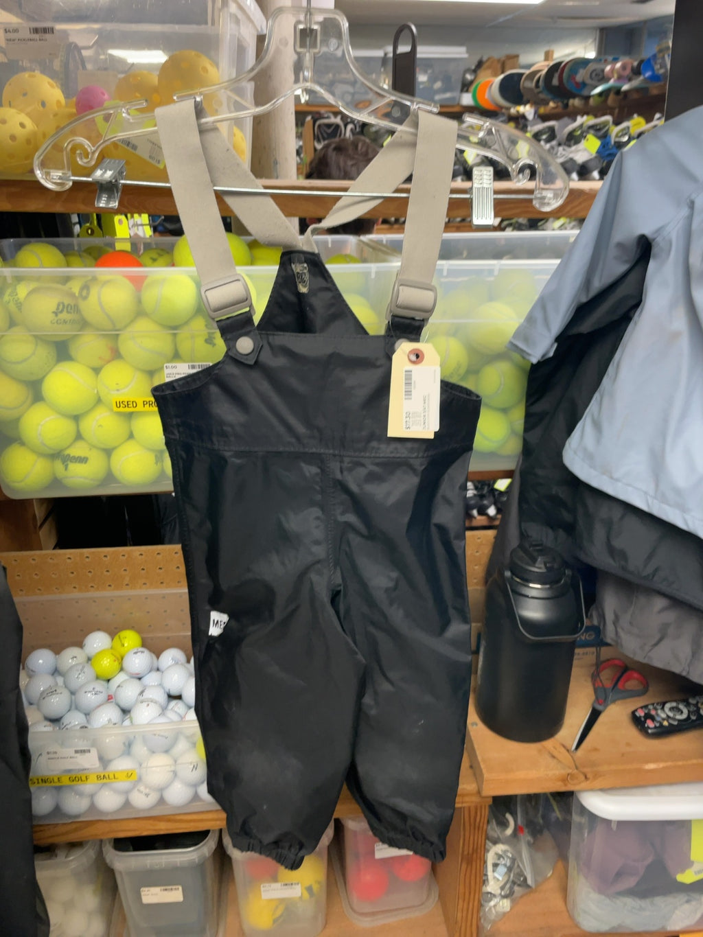 MEC Rain Bibs Junior 3/4 Black