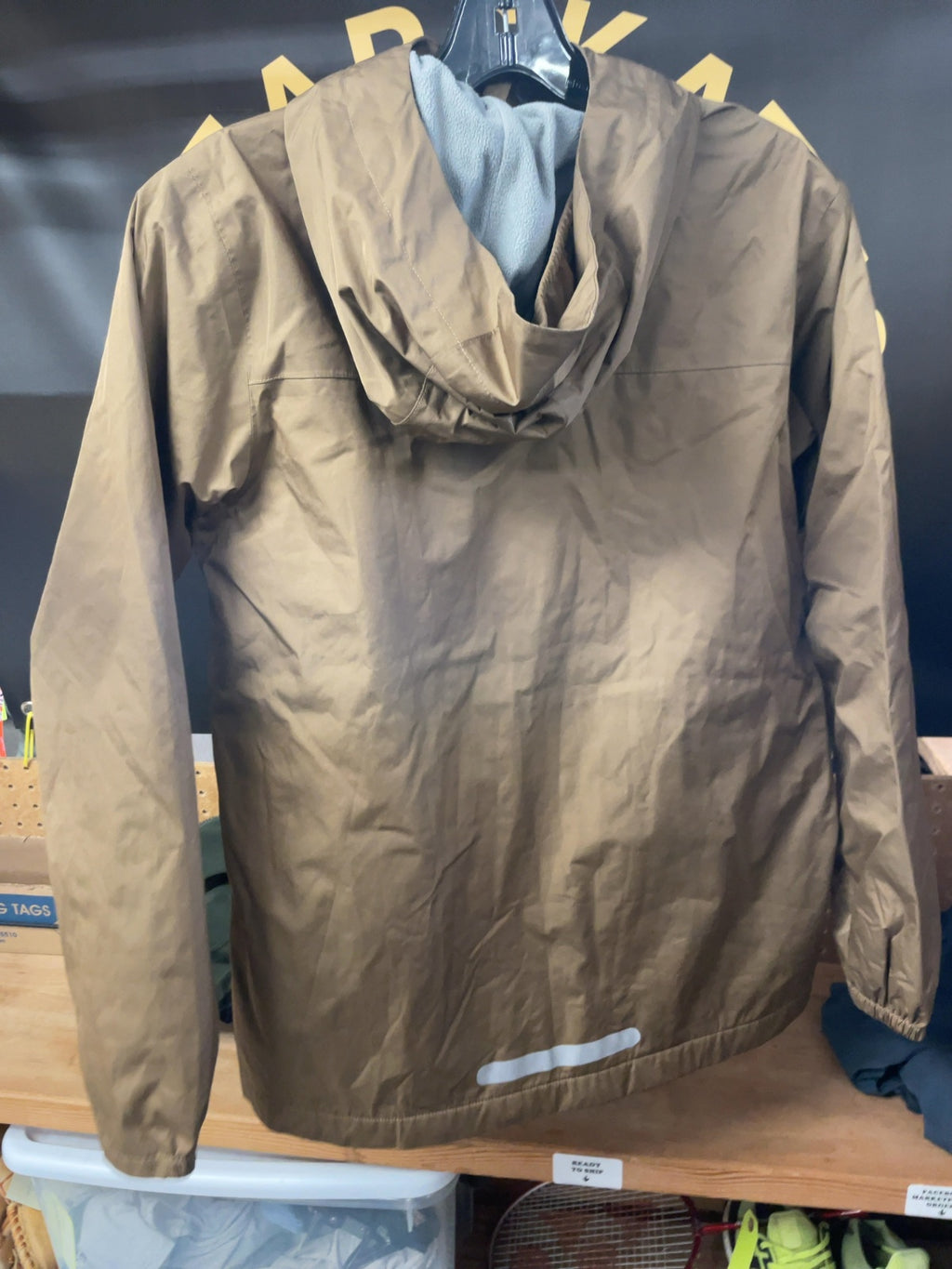 MEC Rain Jacket Youth 16 Brown