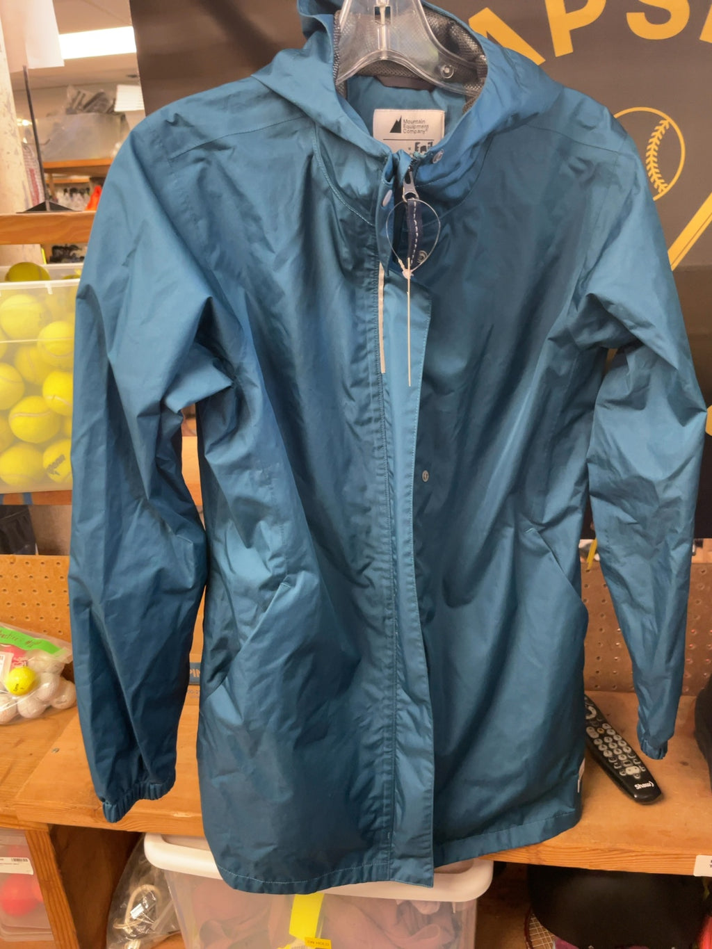 MEC Rain Jacket Youth 16 Teal