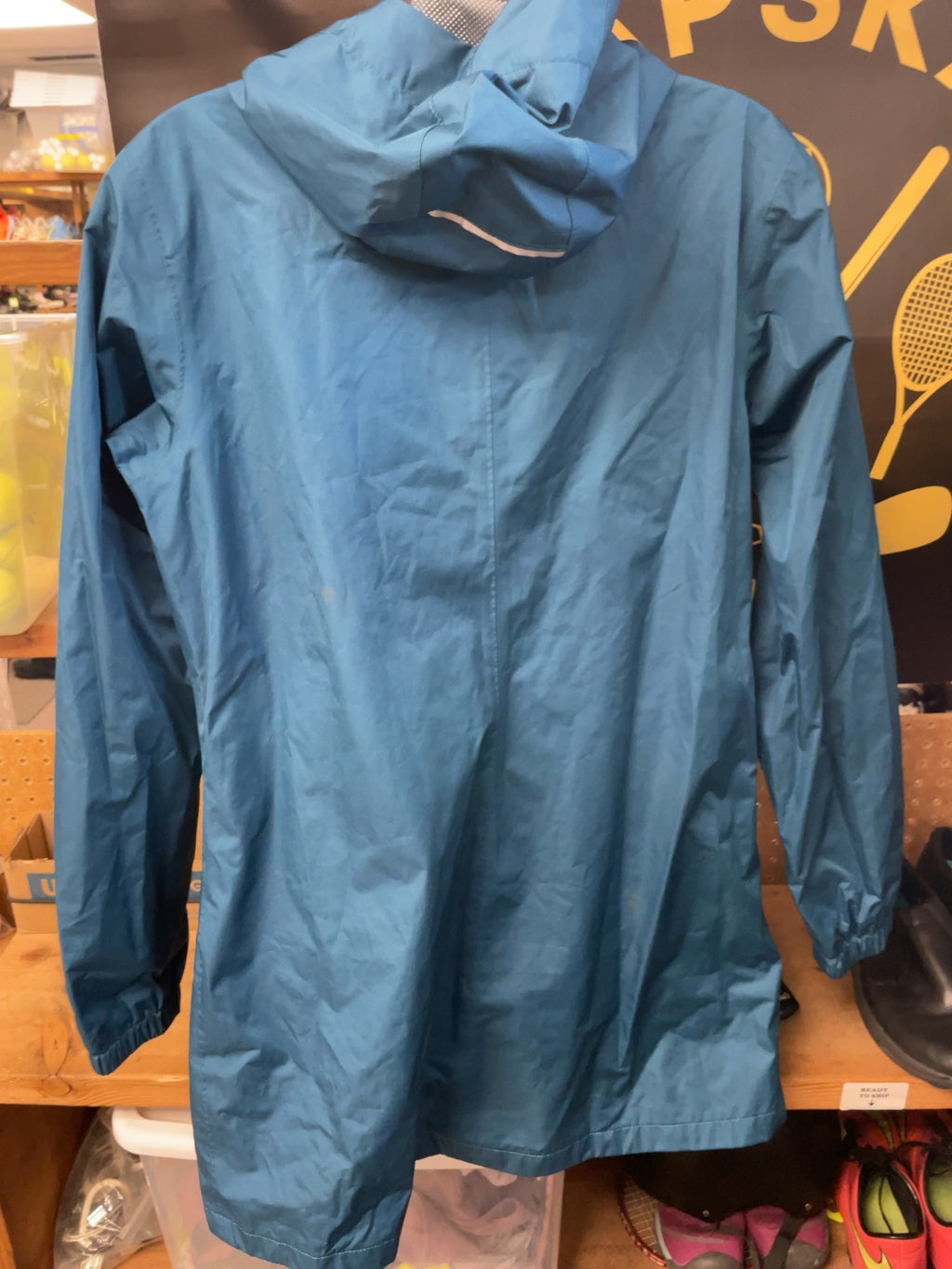 MEC Rain Jacket Youth 16 Teal