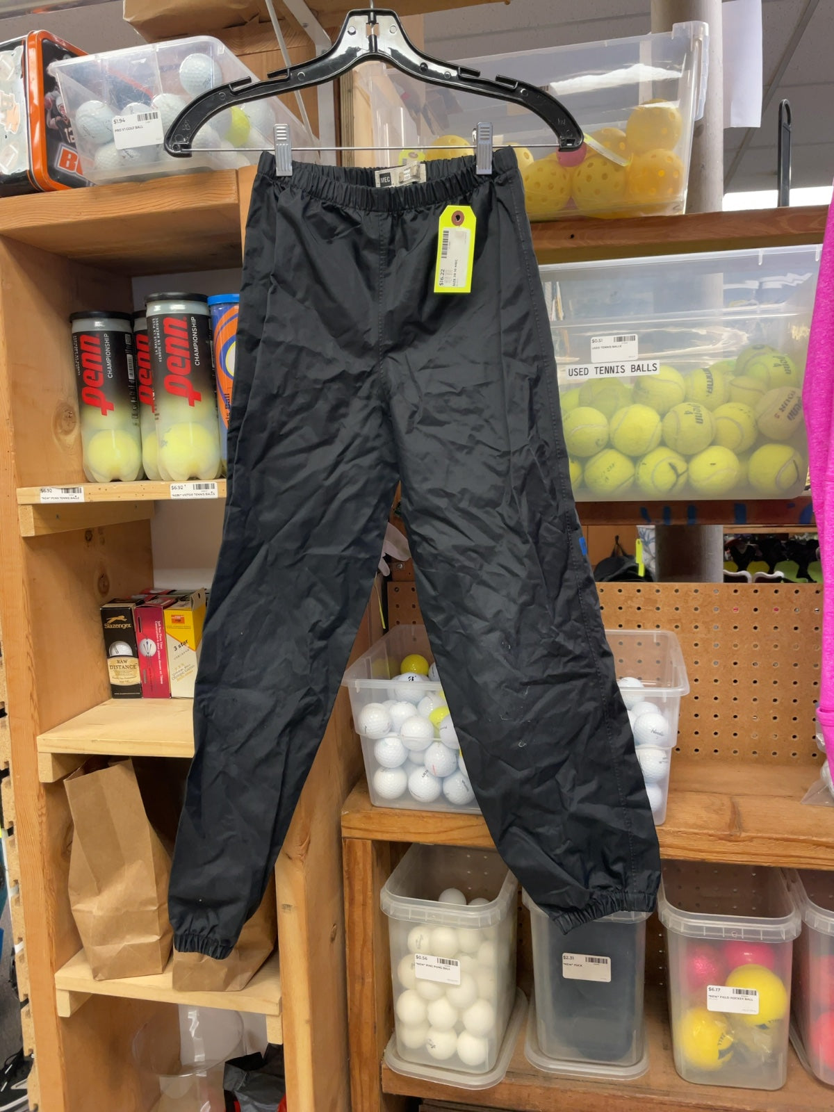 MEC Rain Pants JR 10 Black
