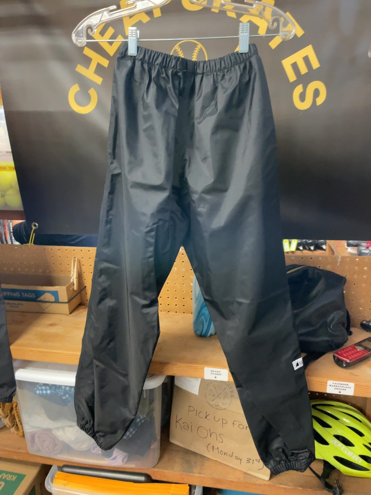 MEC Rain Pants JR 14 Black