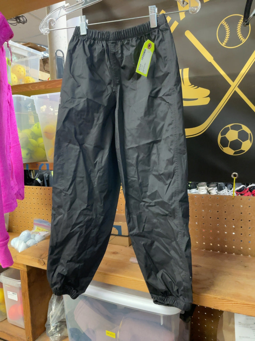 MEC Rain Pants JR 8 Black