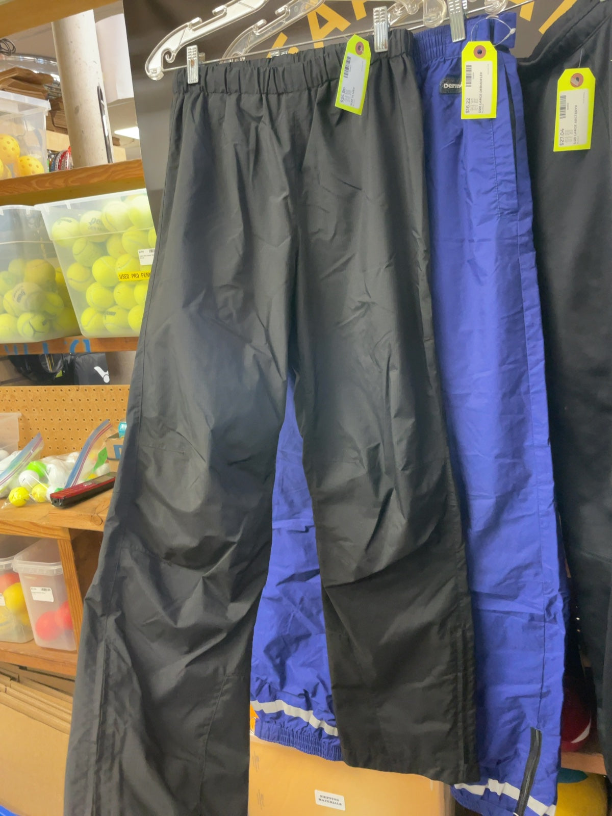MEC Rain Pants Size 14 Black