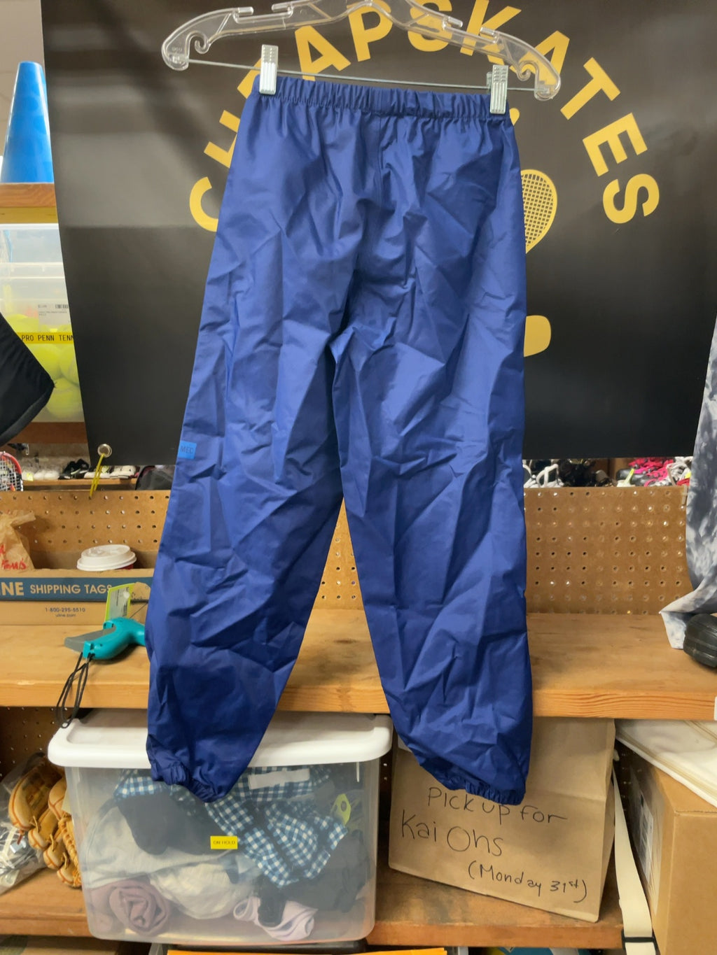 MEC Rain Pants Size JR 10 Navy