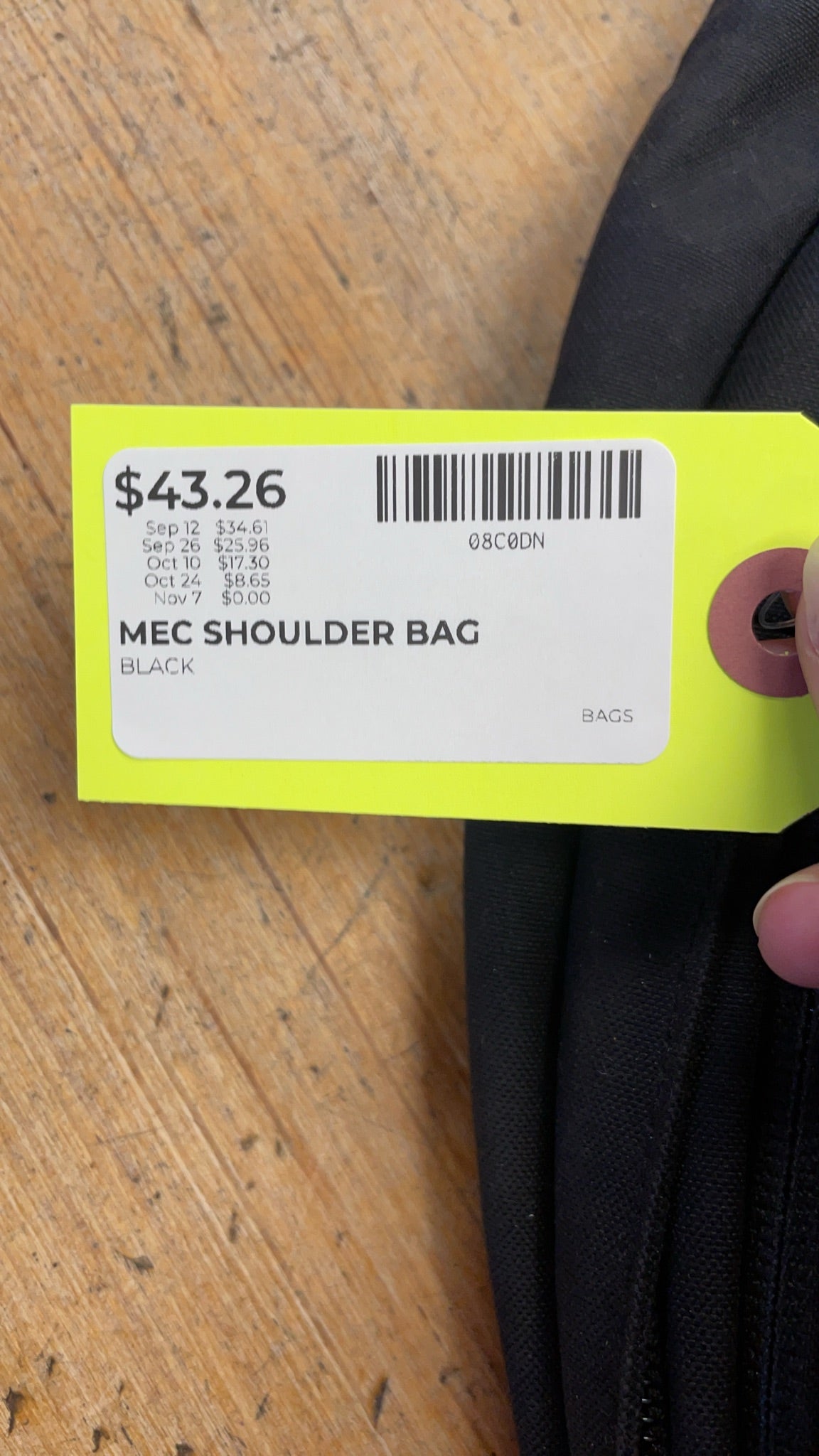 MEC Shoulder Bag Black