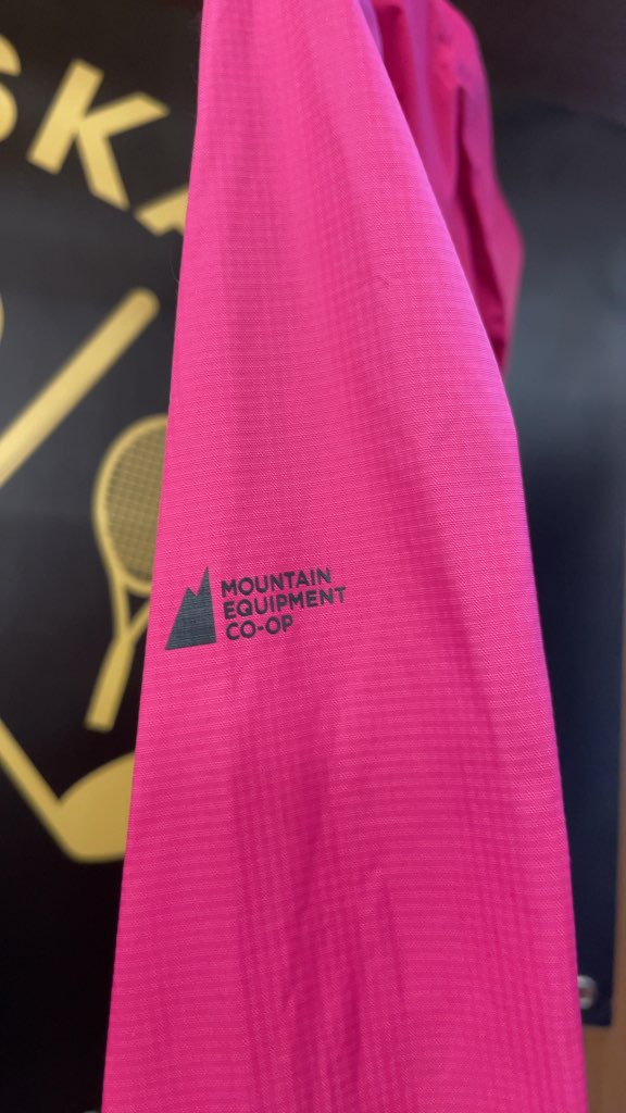 MEC Women's Pink Rain Jacket - Size Small