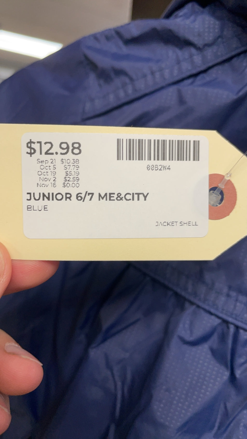 ME&CITY KIDS Jacket Shell Junior 6/7 Blue