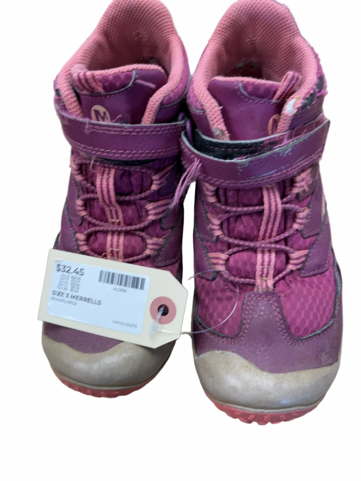 Merrell Hiking Boots Size 3 Pink/Purple