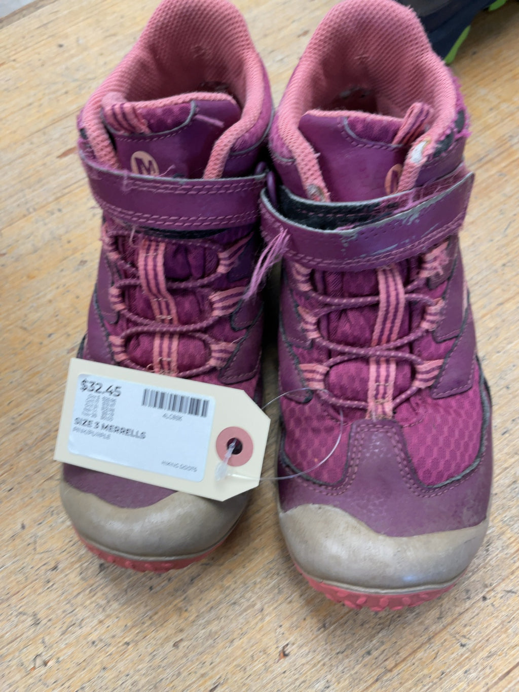 Merrell Hiking Boots Size 3 Pink/Purple