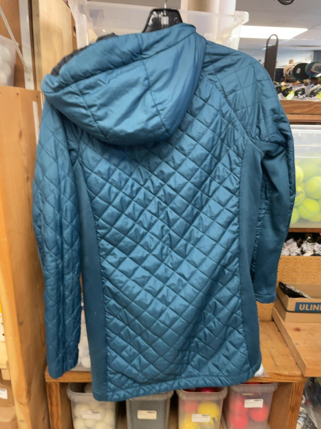 Merrell SelectRegulate Size XS Blue Quilted Hooded Jacket