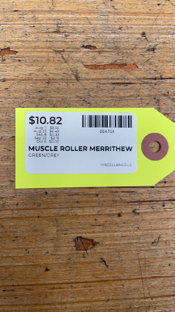 Merrithew Muscle Roller - Green/Grey