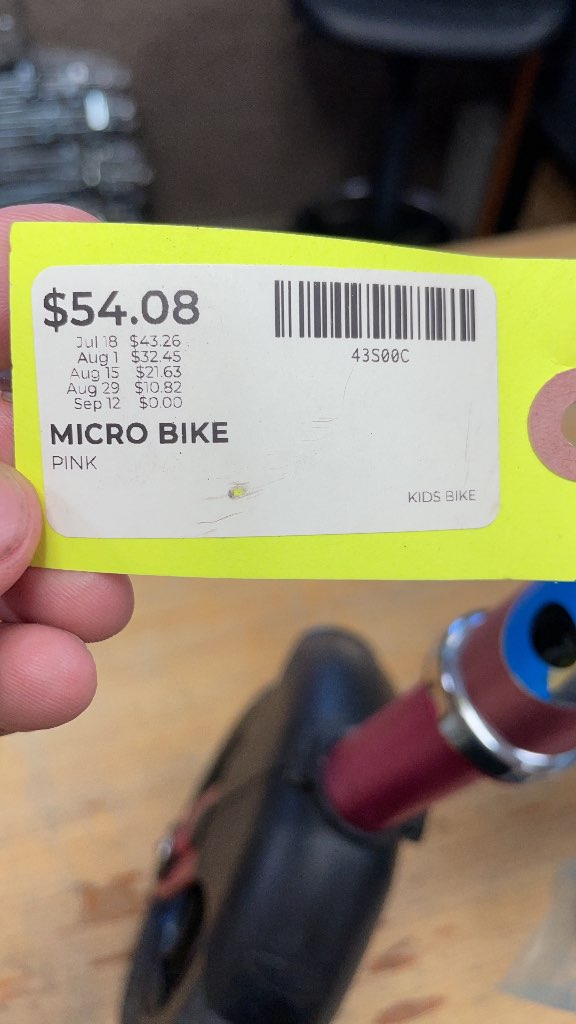Micro G-Bike Pink Kids Balance Bike
