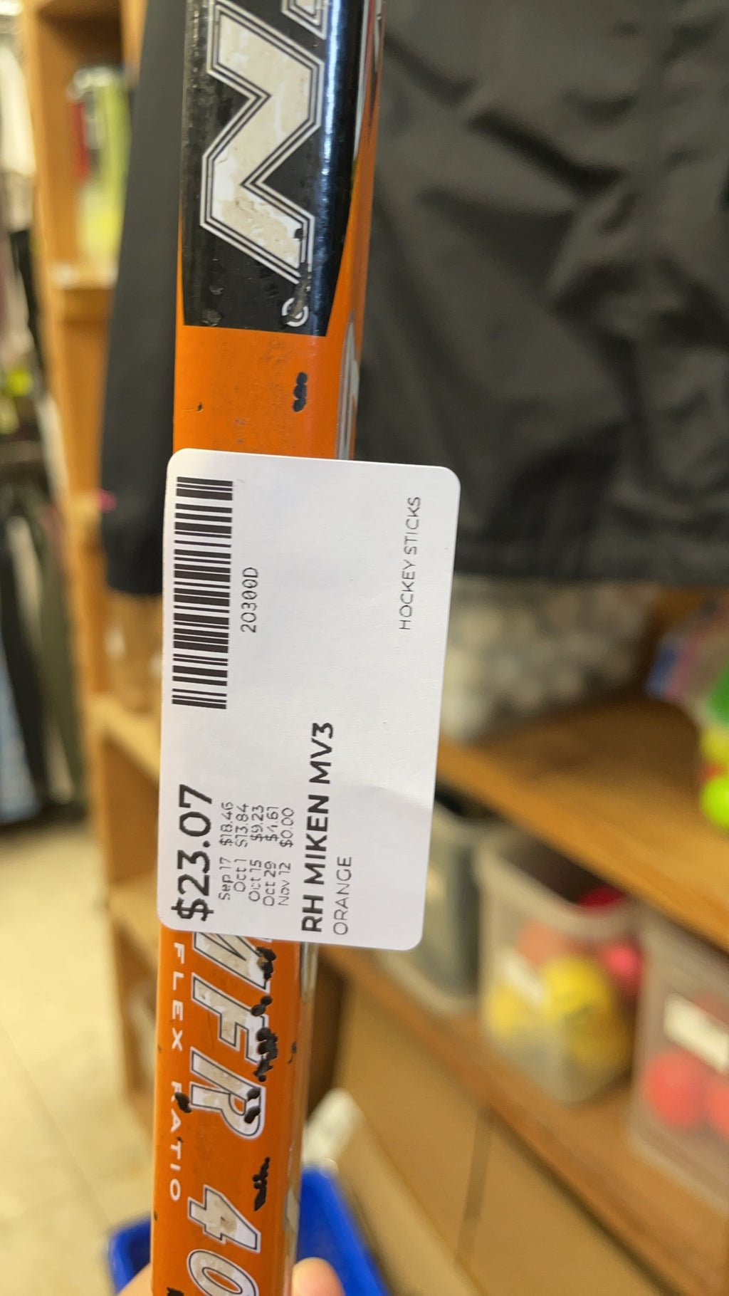 Miken MV3 40 Flex RH Hockey Stick