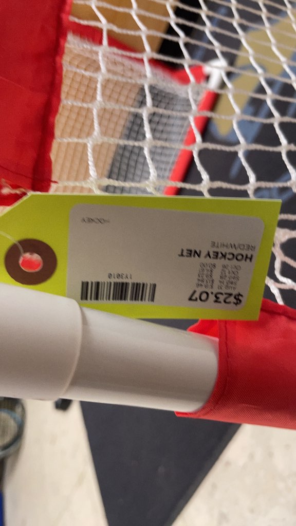 Mini Hockey Net - Red/White