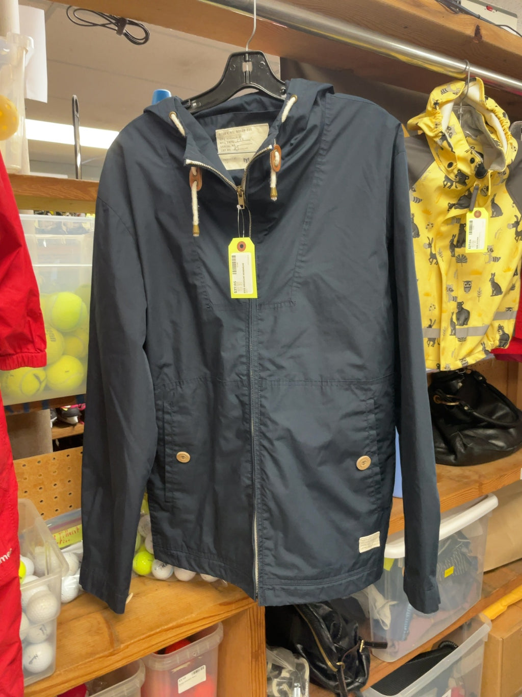 Minimum Navy Rain Jacket