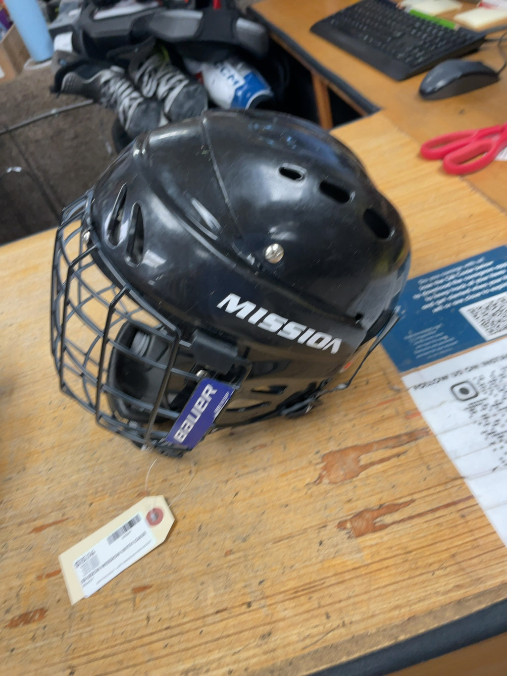 Mission M-15 51-55cm Skating Helmet with Cage
