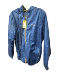 Misty Mountain Technical Performance Size L Blue Hooded Windbreaker