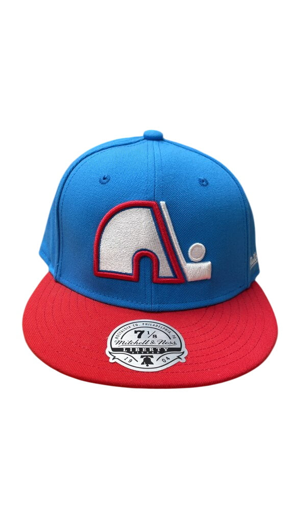 Mitchell & Ness Quebec Nordiques Vintage Hockey Fitted Hat