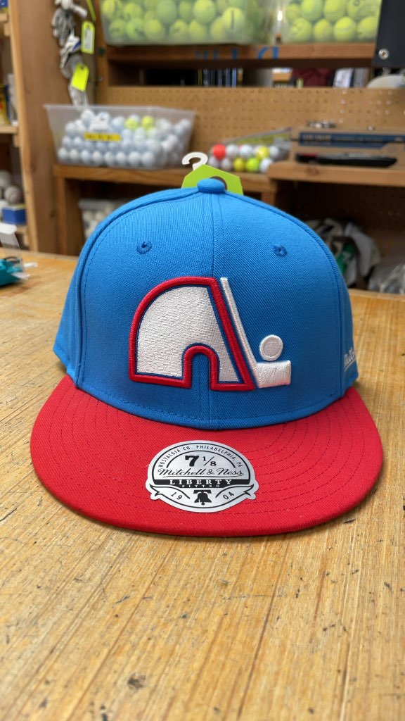 Mitchell & Ness Quebec Nordiques Vintage Hockey Fitted Hat