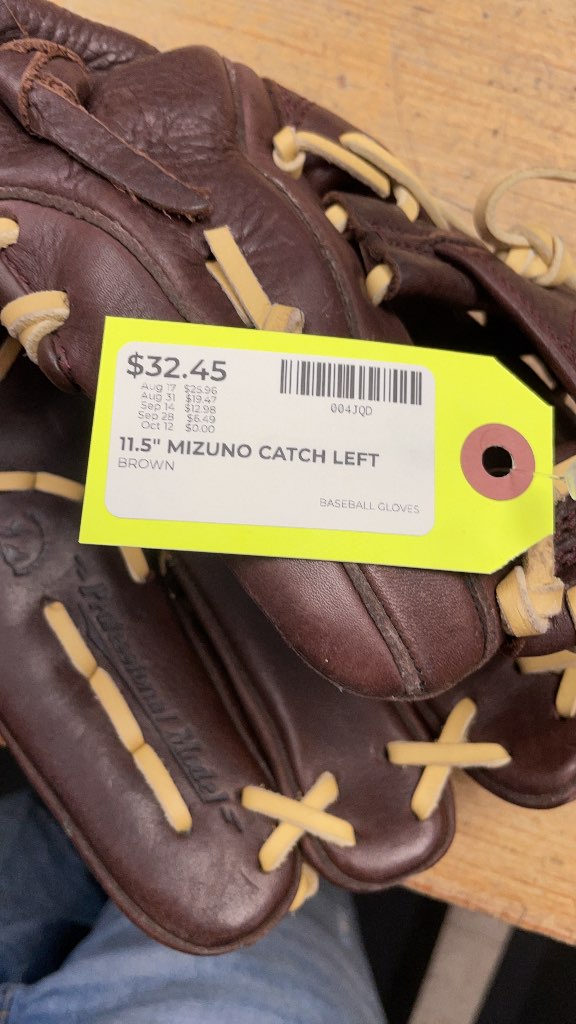 Mizuno 11.5" Professional Model Baseball Glove - Brown