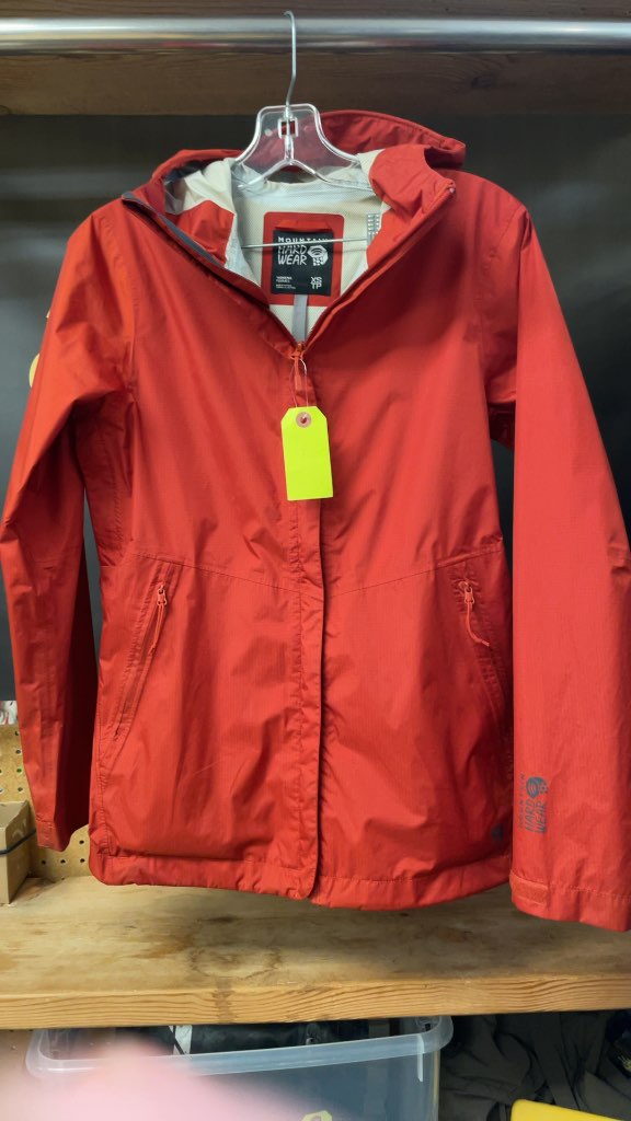 Mountain Hardwear Women's XS Rain Jacket - Orange