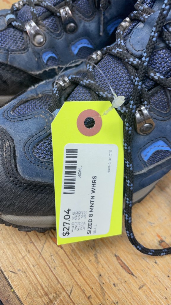 Mountain Warehouse Blue Hiking Boots - Size 8