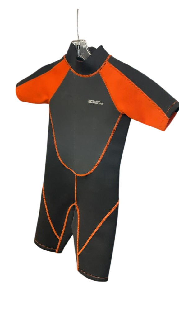 Mountain Warehouse Junior 9/10 Wetsuit - Black/Orange