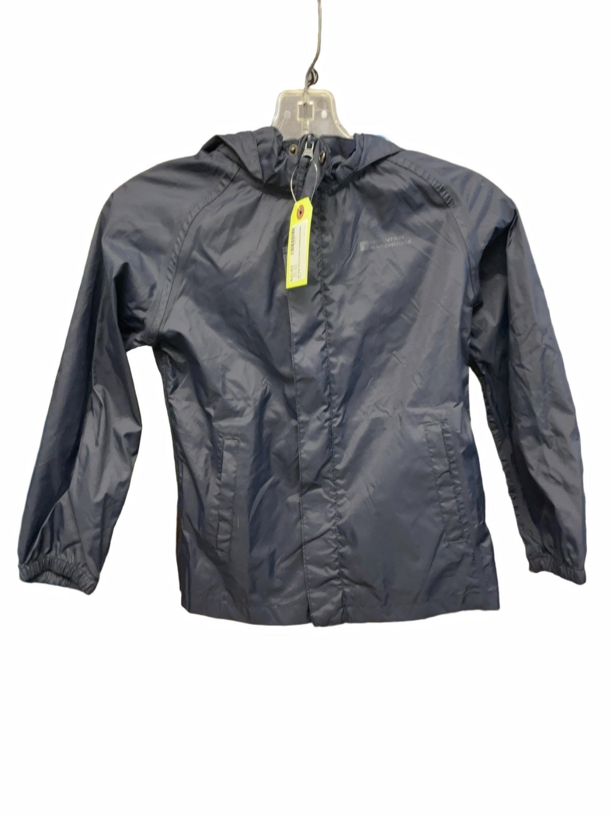 Mountain Warehouse Junior Rain Jacket - Navy - Size 7/8
