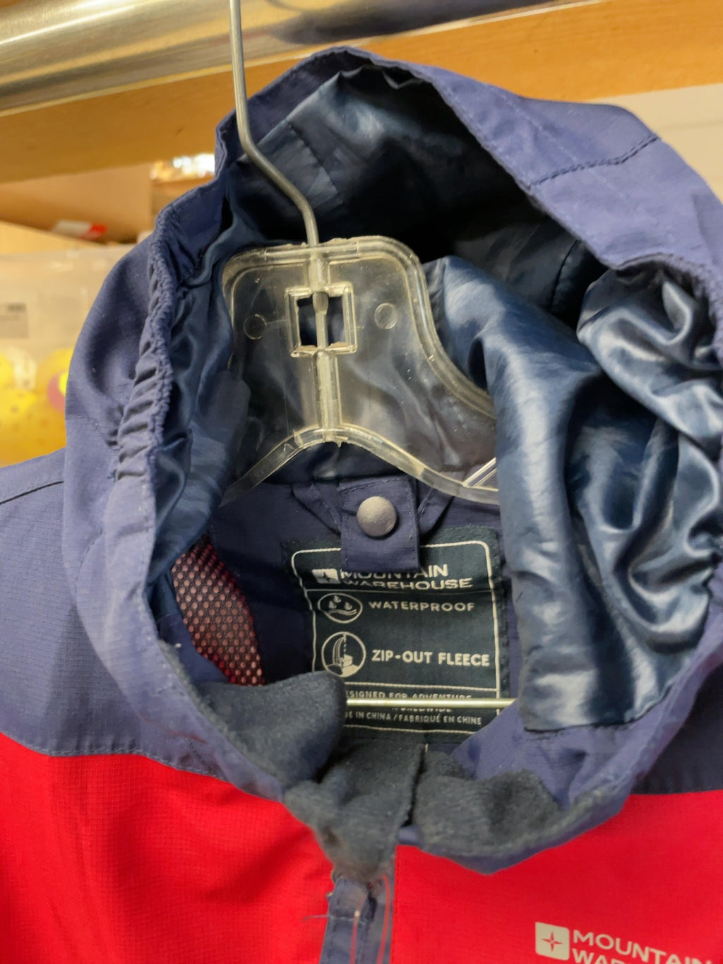 Mountain Warehouse Rain Jacket JR 5/6 Blue/Red