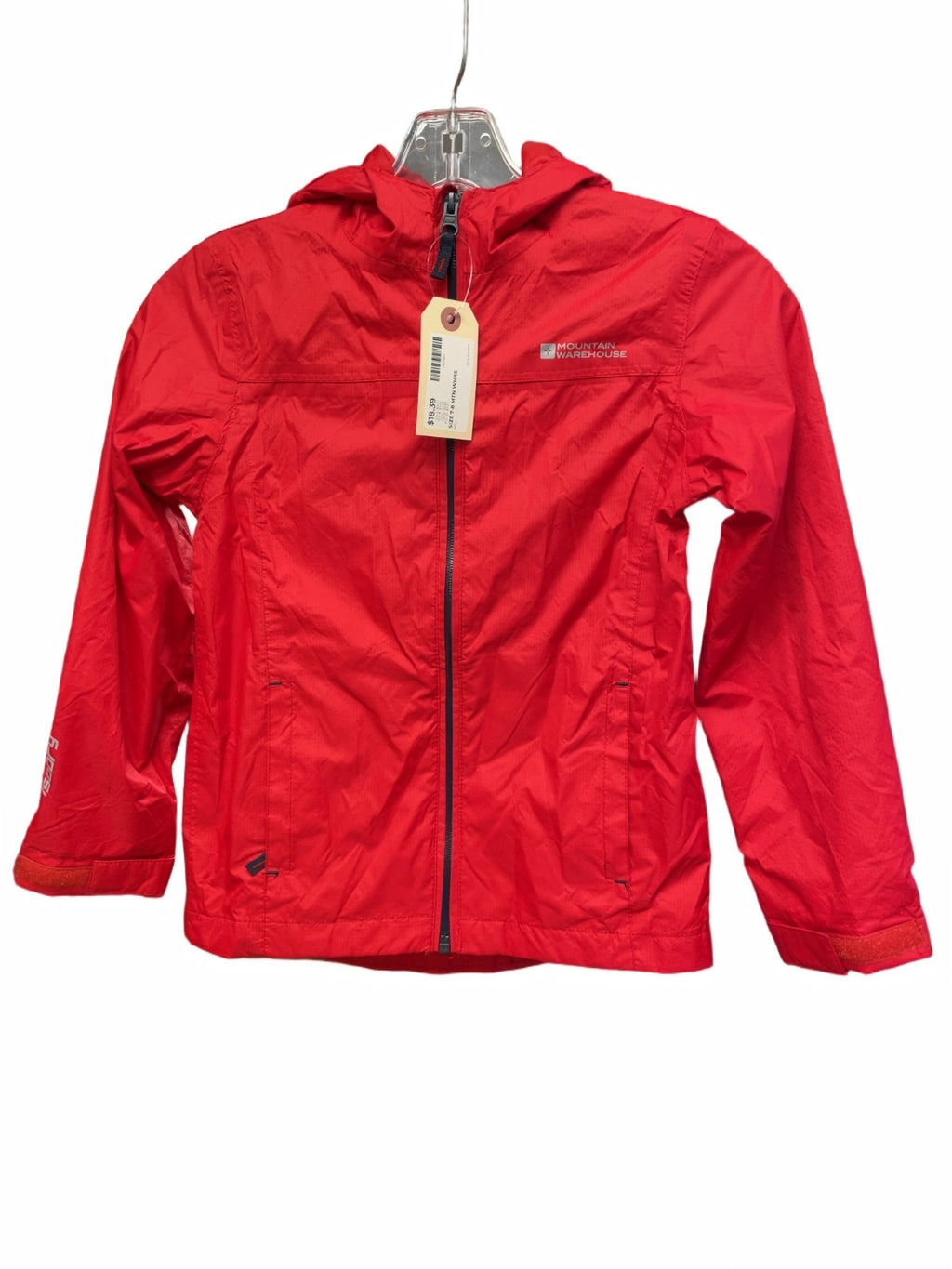 Mountain Warehouse Rain Jacket Size 7-8 Red