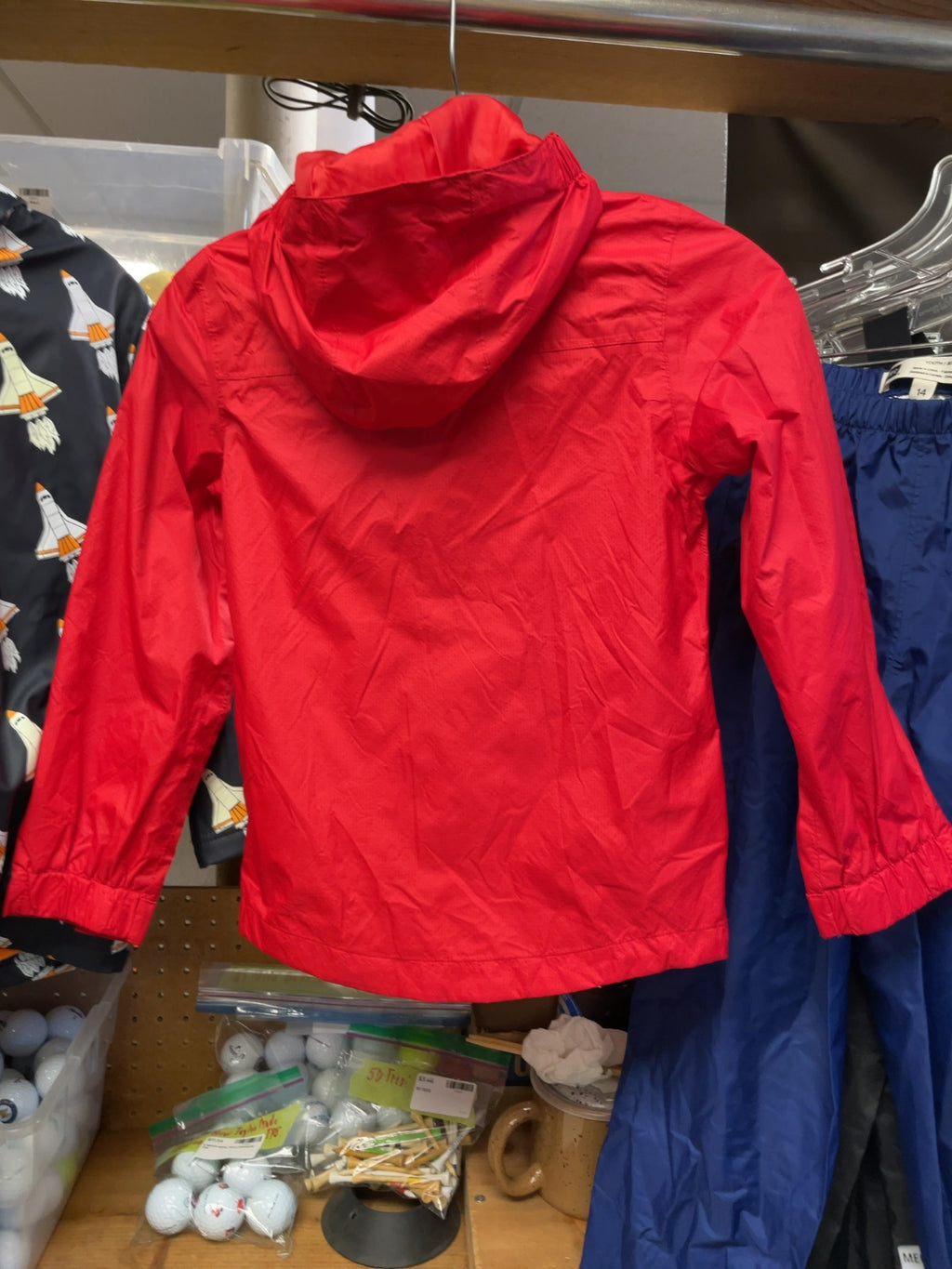 Mountain Warehouse Rain Jacket Size 7-8 Red