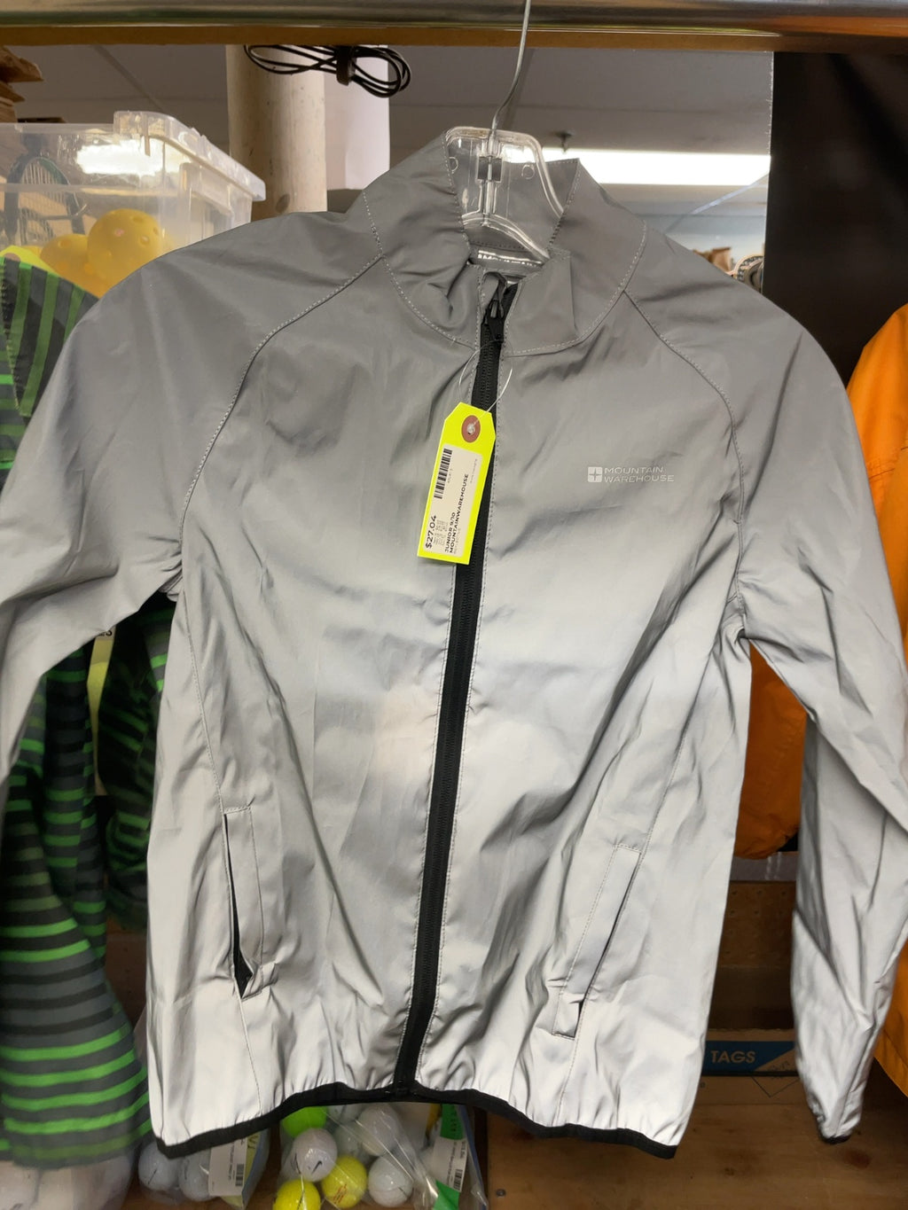 Mountain Warehouse Reflective Rain Jacket 9-10 YRS