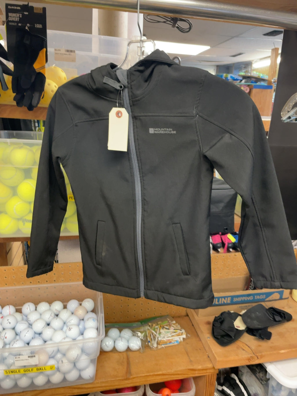 Mountain Warehouse Softshell Jacket 7-8 YRS Black
