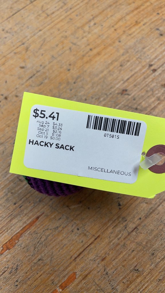 Multi-color Crocheted Hacky Sack Footbag