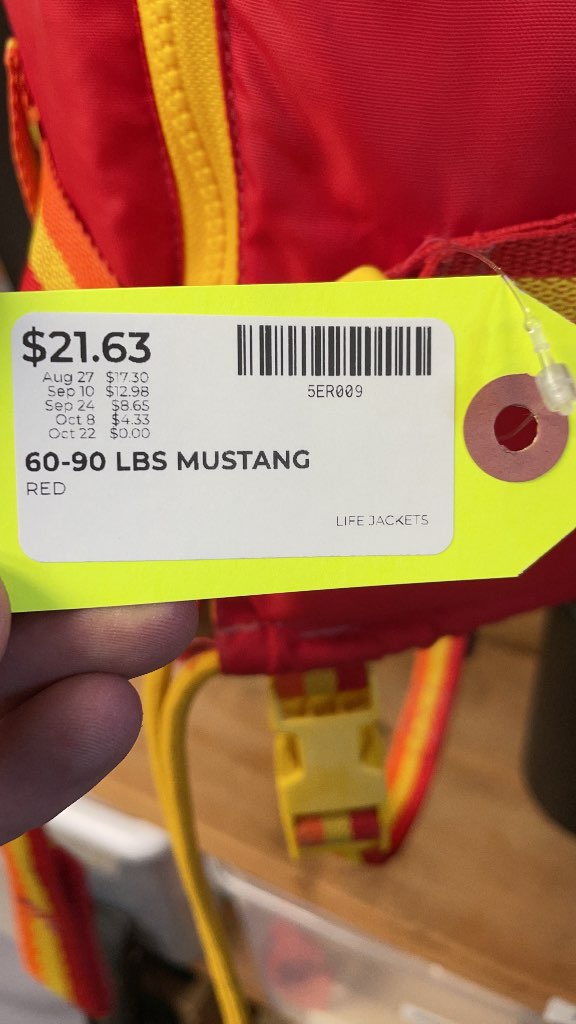 Mustang The Floater Life Jacket 60-90 lbs
